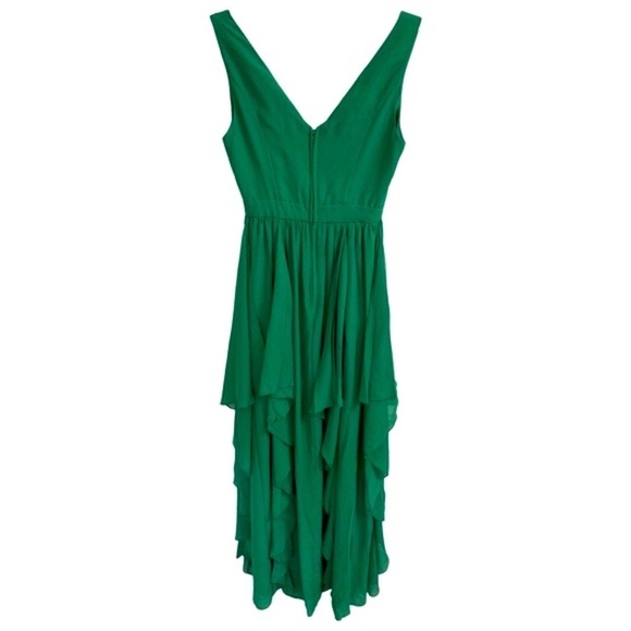 ModCloth Lace & Mesh Brand As Ruffles Ripple Maxi Dress Size XXS NWOT - Picture 7 of 12